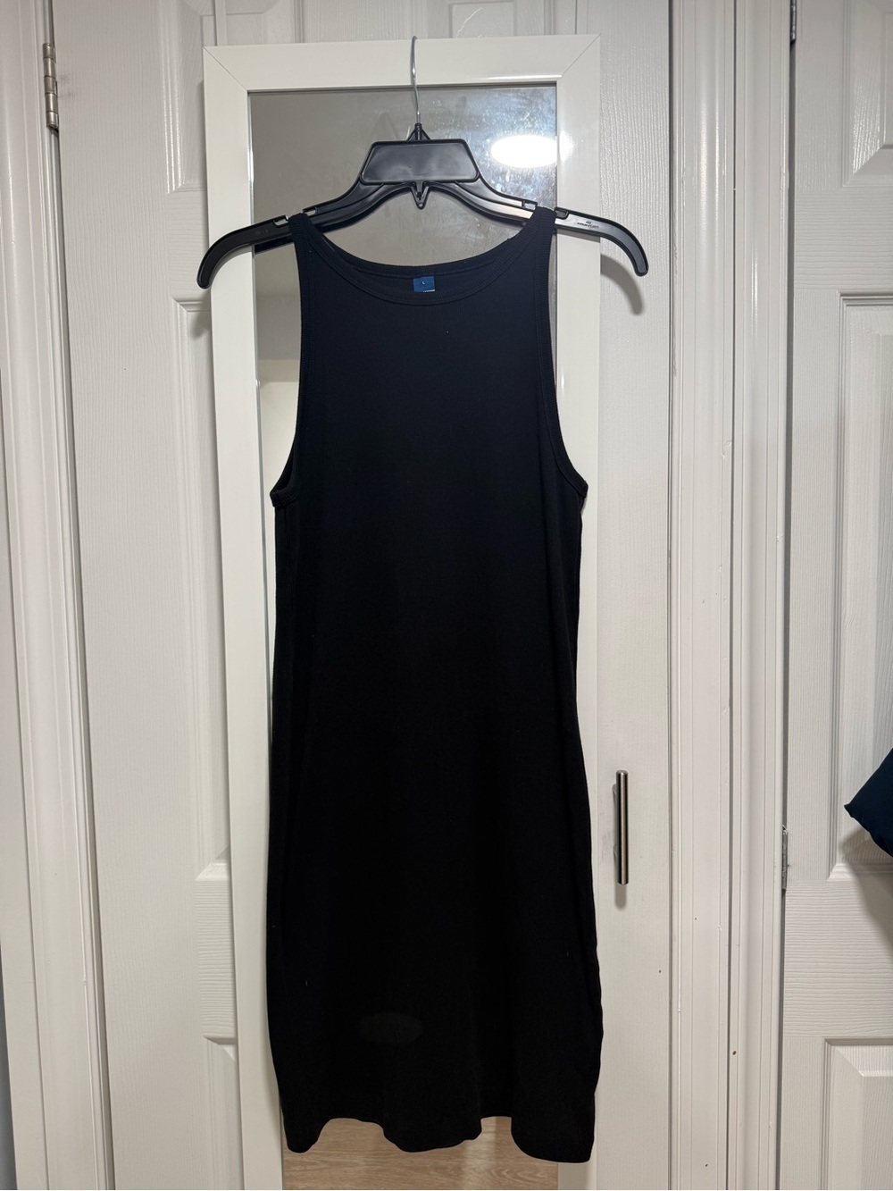 Old Navy Black Sleeveless Midi Tank Dress